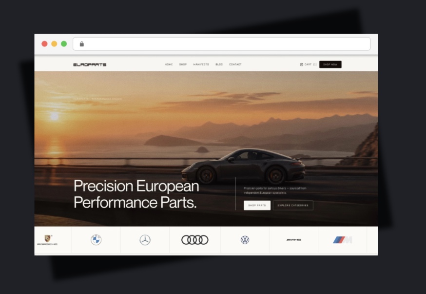 EuroParts store preview